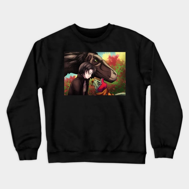 Mysterious Forest Friends Crewneck Sweatshirt by SakuraDragon